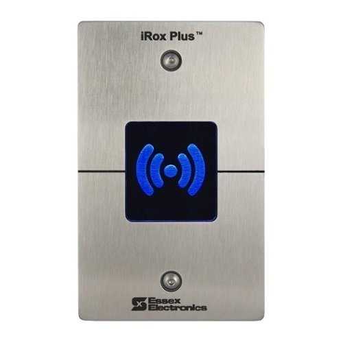 Essex Electronics iRox Plus Dual Frequency MultiCLASS SE® Reader, Single Gang, Stainless Faceplate