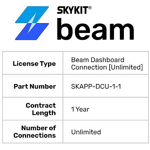 Skykit SKAPP-DCU-1-1 Dashboard Connection, Unlimited License, 1 Year
