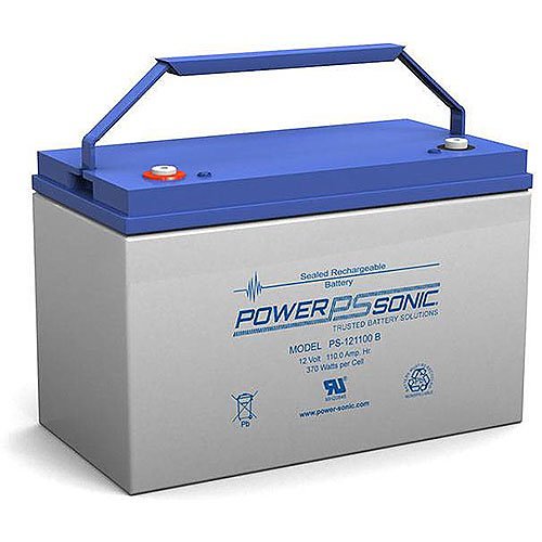 Power Sonic PS-121100B PS Series Rechargeable Sealed Lead Acid Battery PS, General Purpose Series