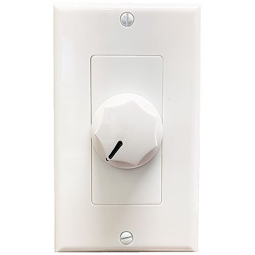 Speco WAT10DW WAT Serie Wall-Mount Volume Control 10W 70/25V Mono Attenuator, White