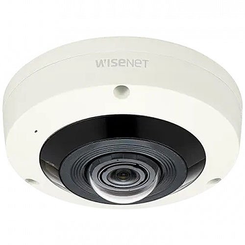 Hanwha XNF-8010RV/VWF X Series 6MP Outdoor IR 360� Fisheye Camera, 1.6mm Lens