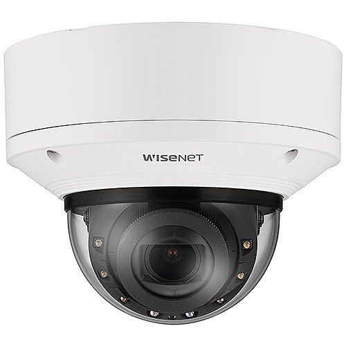 Hanwha XND-9083RV X Series 8MP Indoor IR Vandal Dome Camera, 4.4-9.3mm Motorized Varifocal Lens