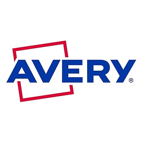 Avery AVE5144 Name Badge Labels, 2-11/32"x3-3/8", 100-Badges, Blue Border