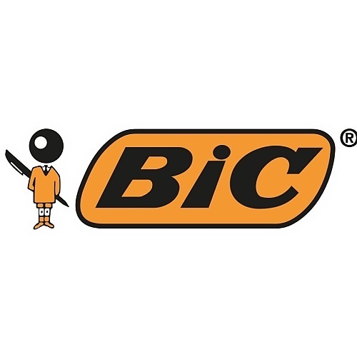 BIC BICGSM609BK Round Stic Xtra Life Ballpoint Pen, Translucent Frost Barrel, Medium Size, 1mm, 60-Pack, Black Ink